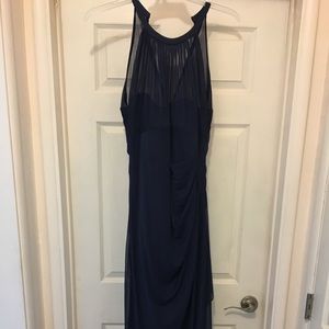Navy blue formal dress